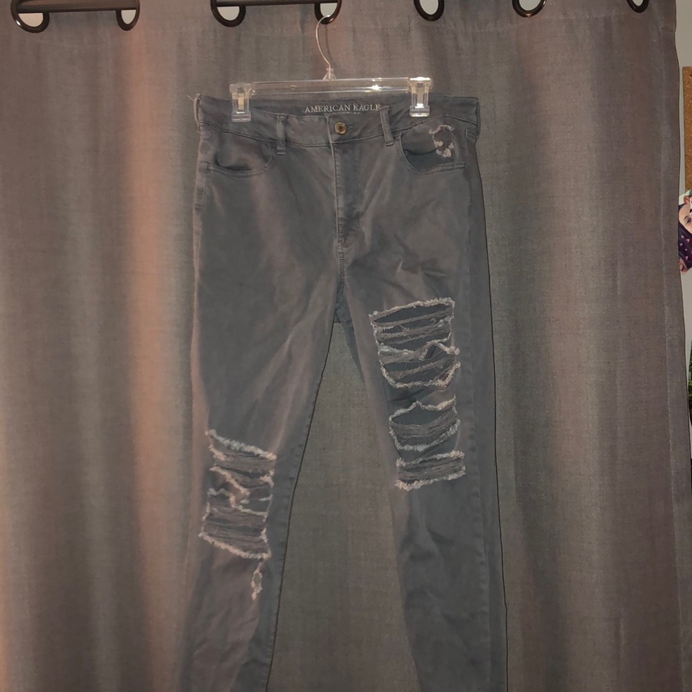 Grey American Eagle Jeans